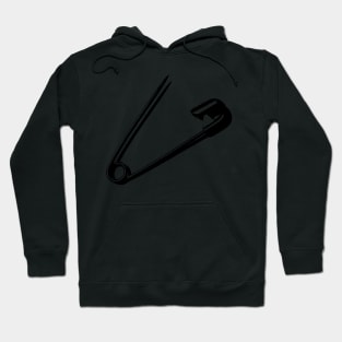 Safety Pin - What the Punk? - Stay Sharp - black edition Hoodie